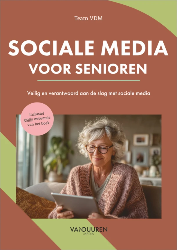 Sociale media voor senioren – Team VDM – boek cover