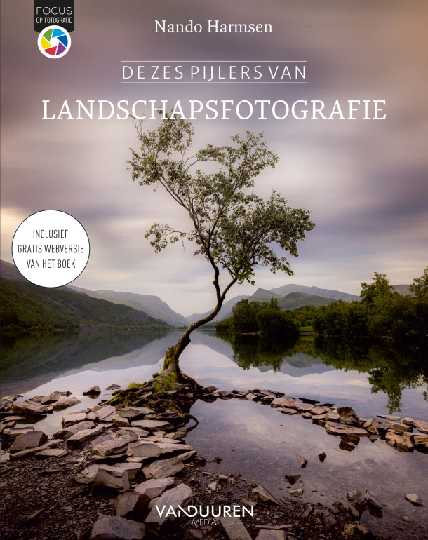 De Zes Pijlers van Landschapsfotografie – Nando Harmsen – boek cover