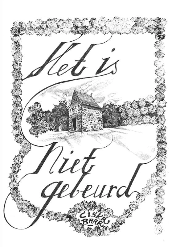 Het is niet gebeurd – Ciska Baar – boek cover