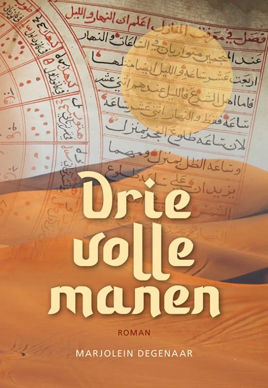 Drie volle manen – Marjolein Degenaar – boek cover