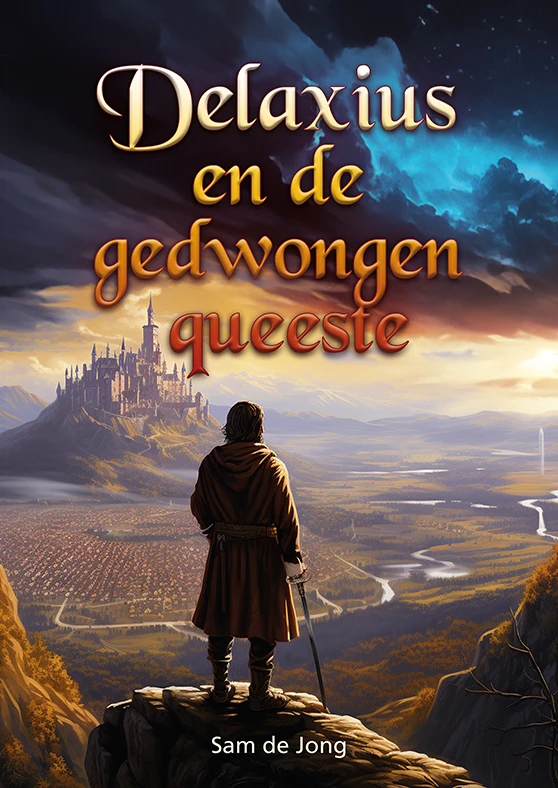 Delaxius en de gedwongen queeste – Sam de Jong – boek cover