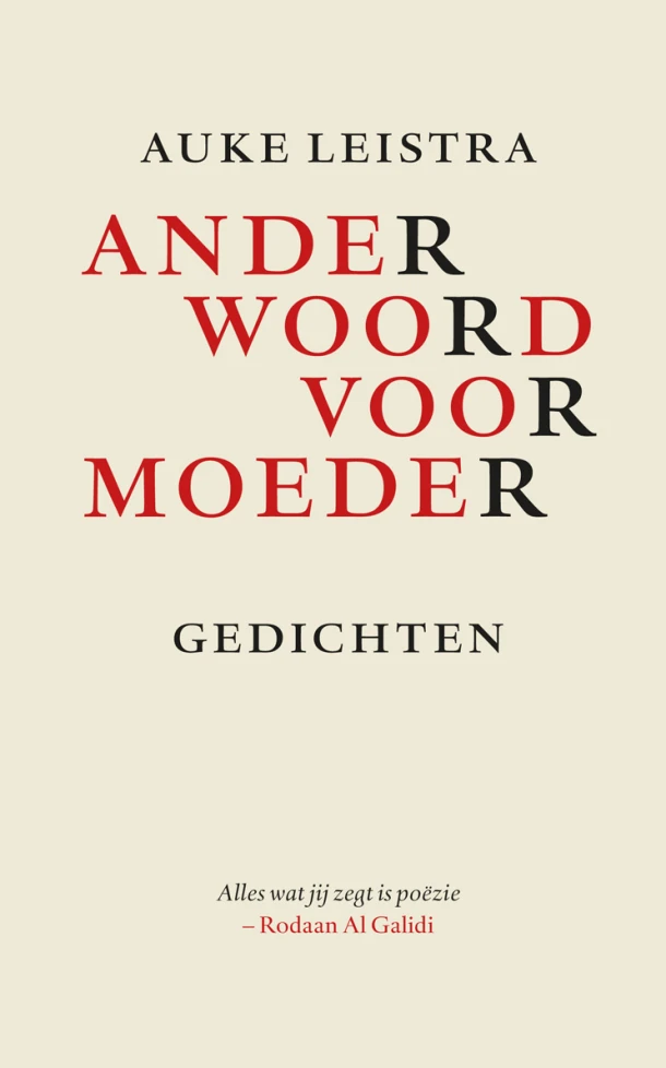Ander woord voor moeder – Auke Leistra – boek cover