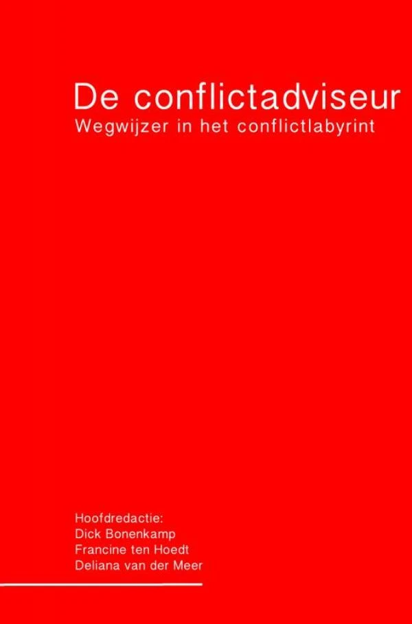 De conflictadviseur – Dick Bonenkamp – boek cover