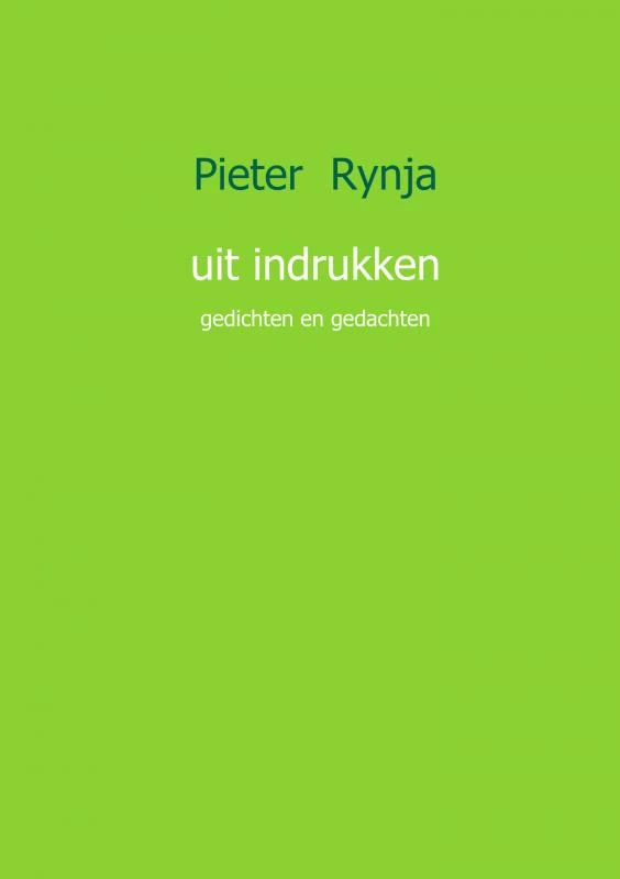 uit indrukken – Pieter Rynja – boek cover