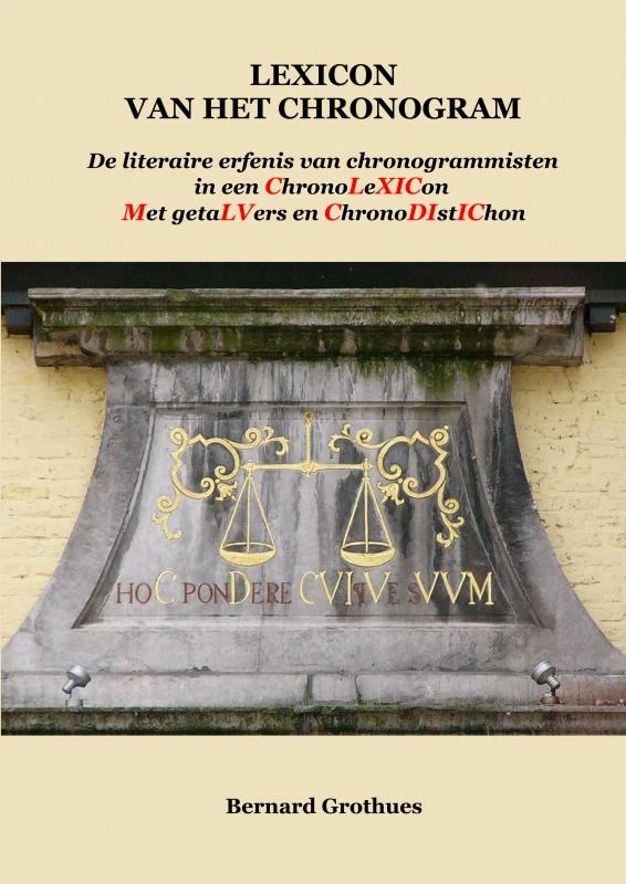 LEXICON VAN HET CHRONOGRAM – Bernard Grothues – boek cover