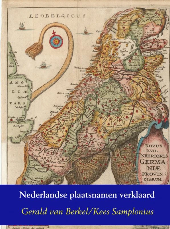 Nederlandse plaatsnamen verklaard – Gerald van Berkel – boek cover