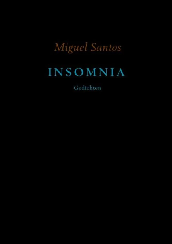 Insomnia – Miguel Santos – boek cover