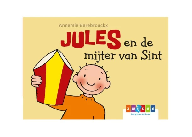 Jules en de mijter van Sint – Annemie Berebrouckx – boek cover