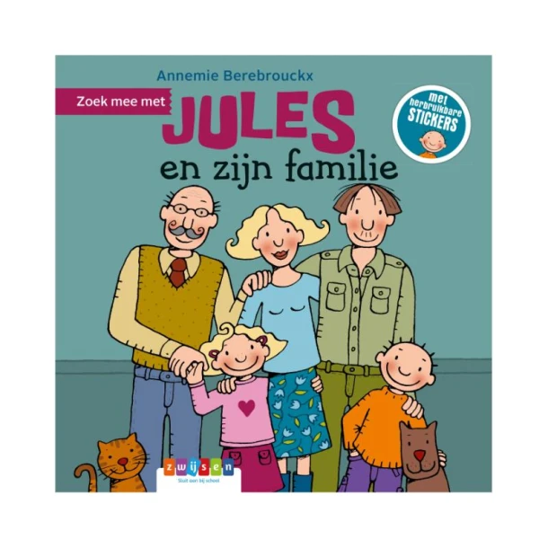 Zoek mee met Jules en zijn familie – Annemie Berebrouckx – boek cover
