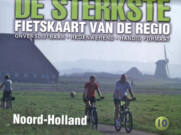 De sterkste fietskaart regio Noord-Holland – boek cover
