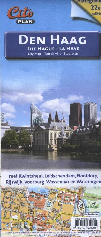 Stadsplattegrond Den Haag – Citoplan – boek cover