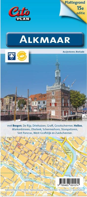 Stadsplattegrond Alkmaar – boek cover