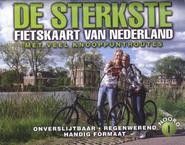 De sterkste fietskaart Noord- en Midden-Nederland – boek cover