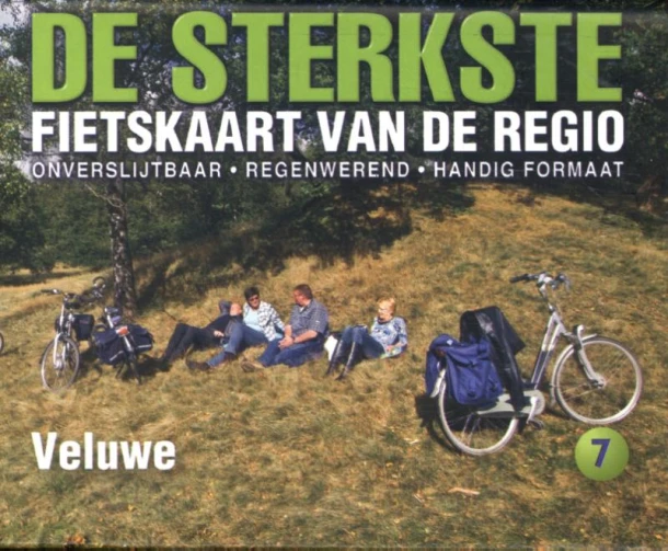 De sterkste fietskaart van de Veluwe – boek cover