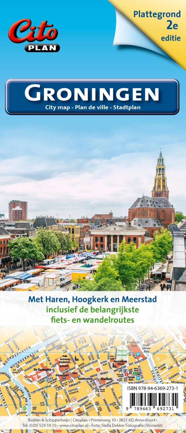 Stadsplattegrond Groningen – boek cover