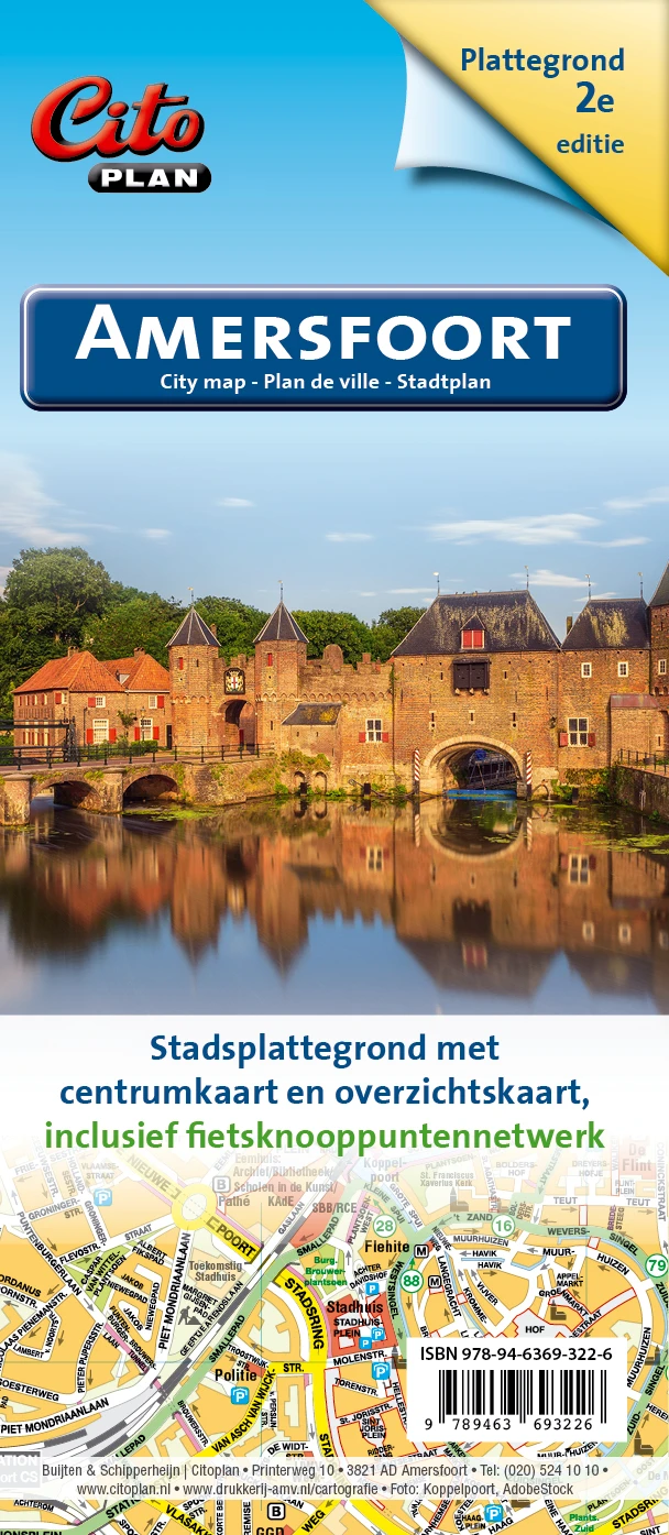 Citoplan stadsplattegrond Amersfoort – boek cover