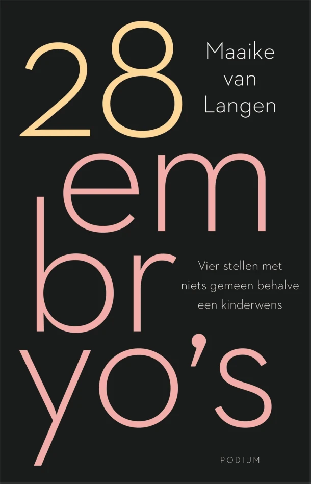 28 embryo's – Maaike van Langen – boek cover