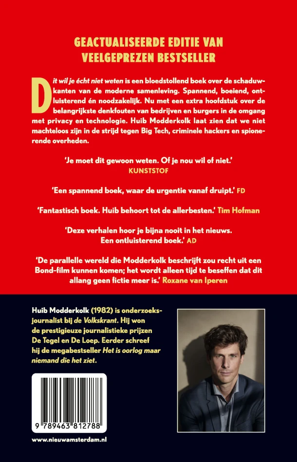 Dit wil je écht niet weten – Huib Modderkolk – boek cover