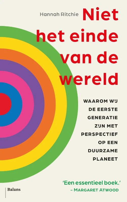 Niet het einde van de wereld – Hannah Ritchie – boek cover