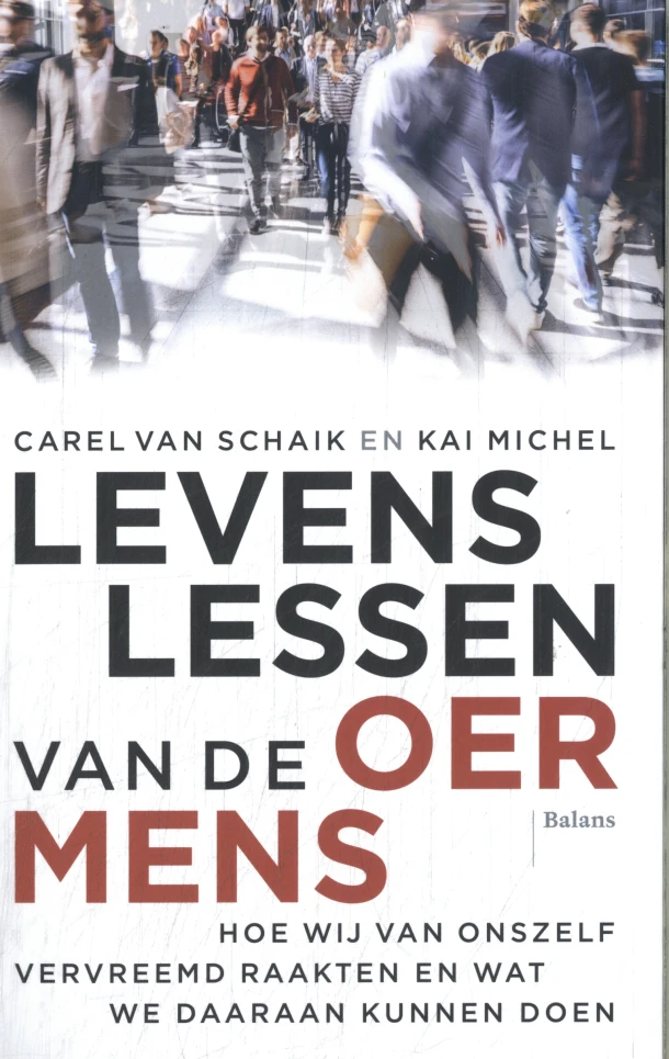 Levenslessen van de oermens – Kai Michel – boek cover