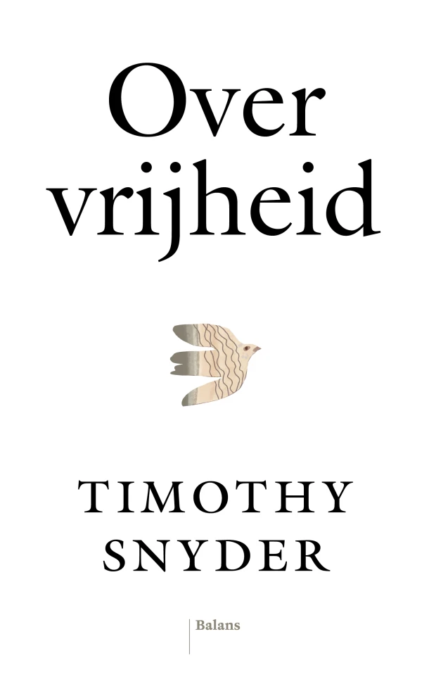 Over vrijheid – Timothy Snyder – boek cover