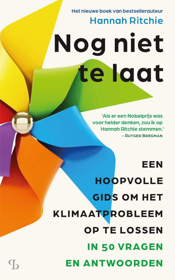 Nog niet te laat – Hannah Ritchie – boek cover