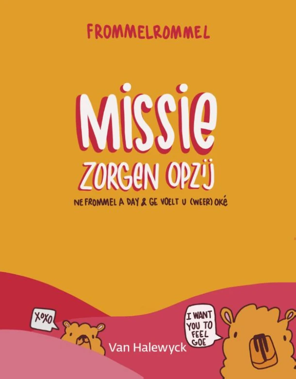 Missie zorgen opzij – Frommelrommel – boek cover