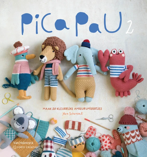 Maak 20 kleurrijke amigurumidiertjes – Yan Schenkel – boek cover