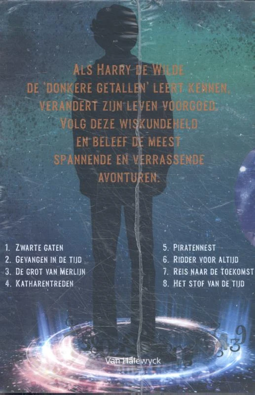 De Donkere Getallen leesbox 1-8 – Luc Descamps – boek cover