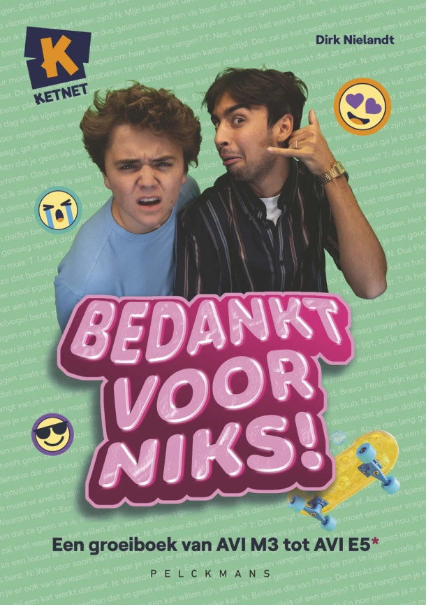 Bedankt voor niks – Dirk Nielandt – boek cover