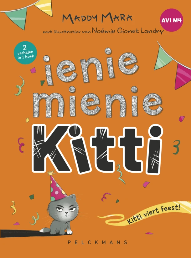 Ienie Mienie Kitti: Kitti viert feest! – Maddy Mara – boek cover
