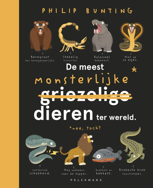 De meest monsterlijke dieren ter wereld – Philip Bunting – boek cover