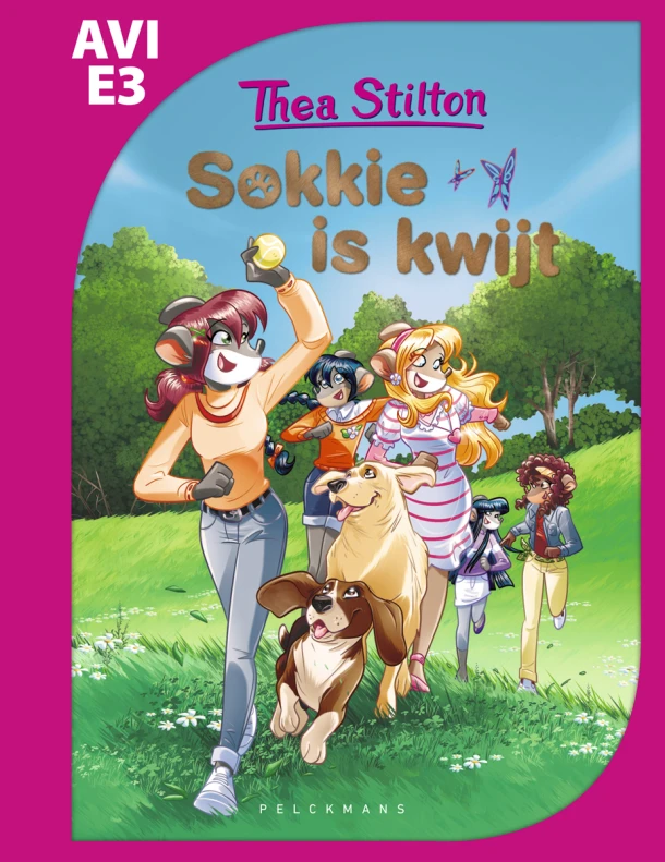 Sokkie is kwijt (AVI E3) – Thea Stilton – boek cover