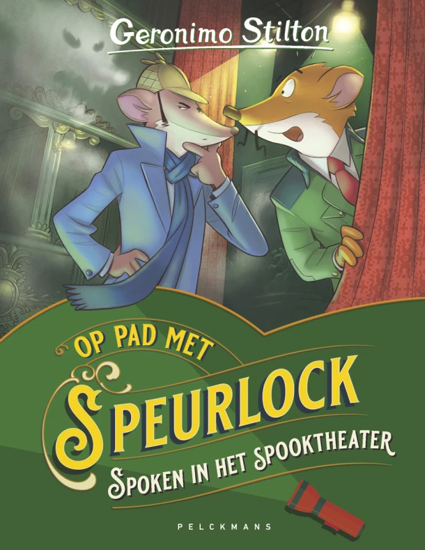 Spoken in het spooktheater (99) – Geronimo Stilton – boek cover
