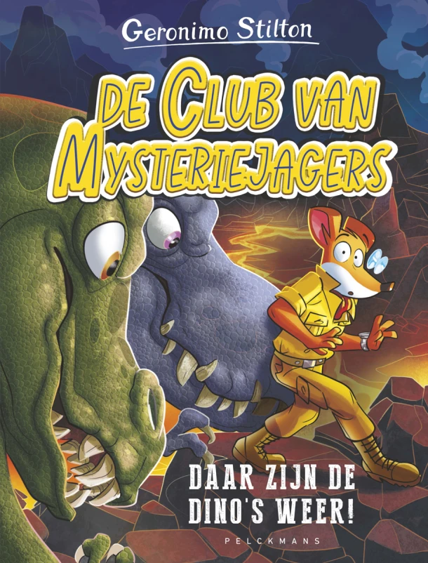 Daar zijn de dino's weer! – Geronimo Stilton – boek cover