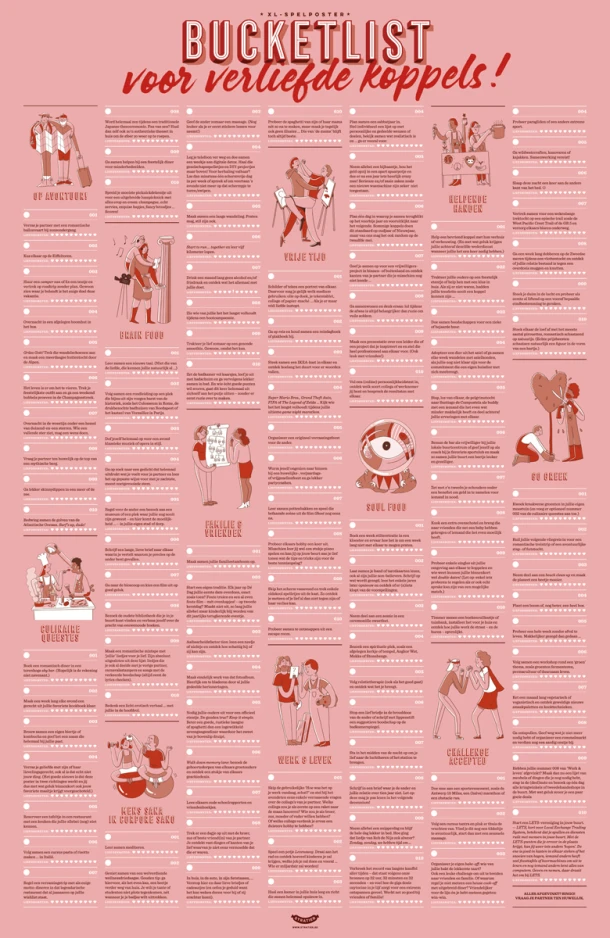 Bucketlistposter voor koppels – Stratier – boek cover