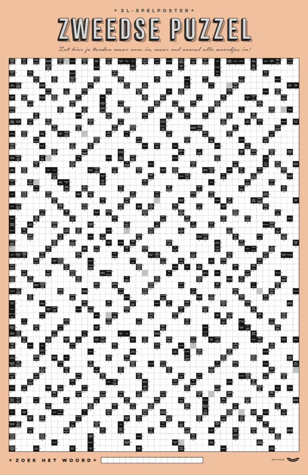 XL Spelposter - Zweedse Puzzel 3 – Stratier – boek cover