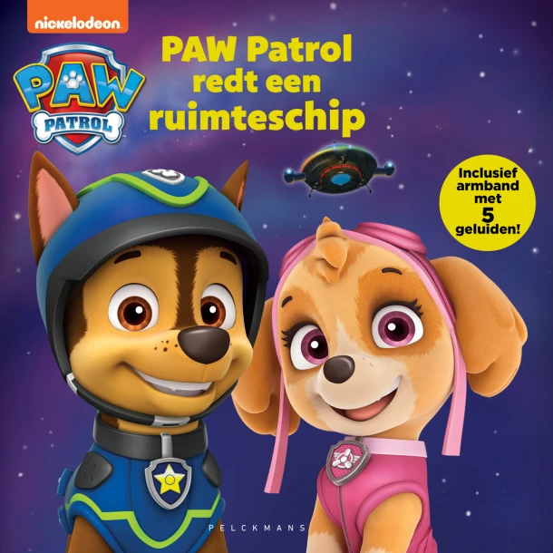 Paw Patrol redt een ruimteschip – Pelckmans – boek cover