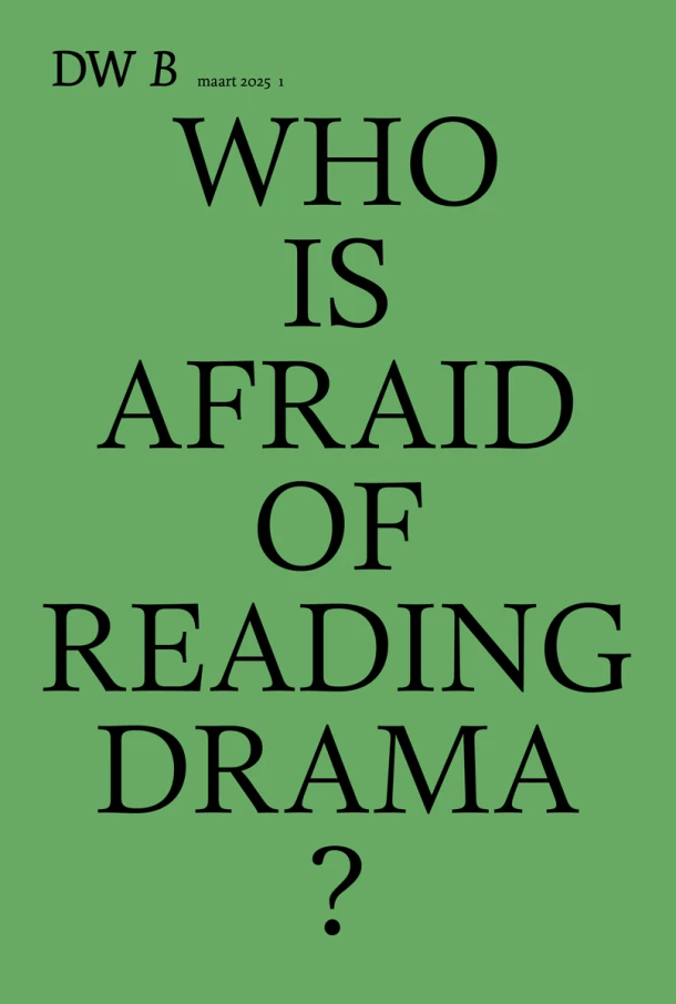 Who is afraid of reading drama? – boek cover