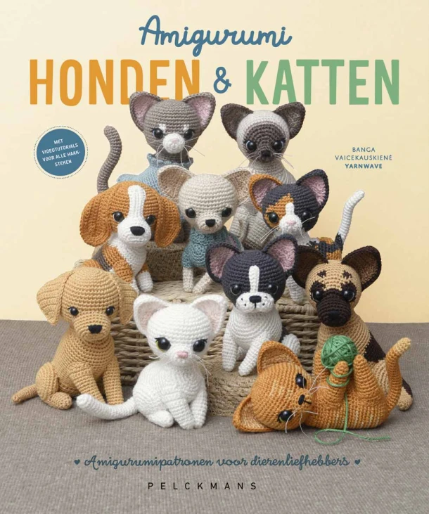 Amigurumi honden en katten – Banga Vaicekauskien¿ (Yarnwave) – boek cover