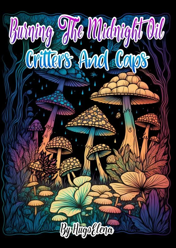 Burning the midnight oil: Critters and caps – Dhr Hugo Elena – boek cover