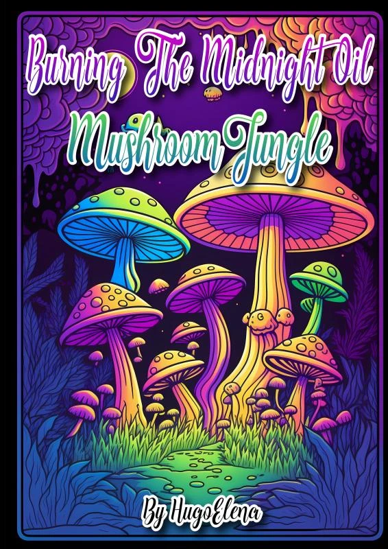 Burning the midnight oil: Mushroom Jungle – Dhr Hugo Elena – boek cover