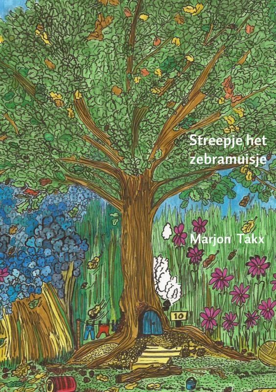 Streepje het zebramuisje – Marjon Takx – boek cover