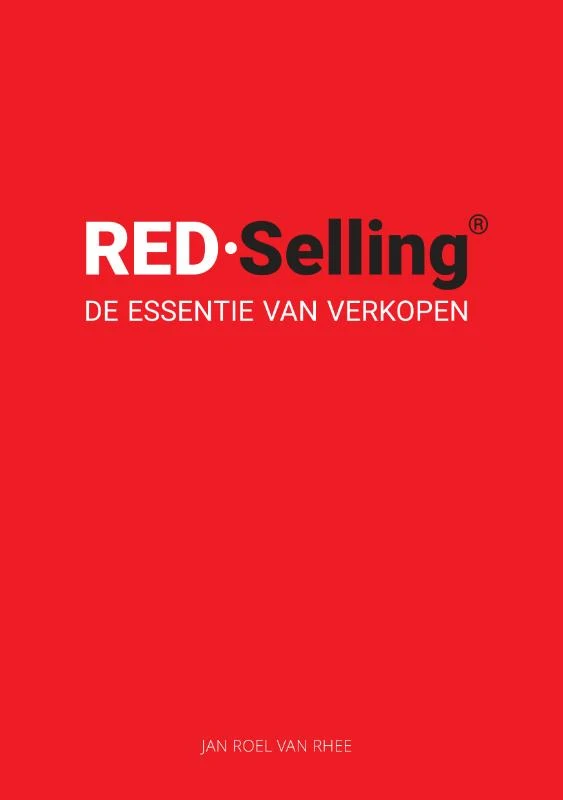 RED-Selling, de essentie van verkopen – Jan Roel Van Rhee – boek cover