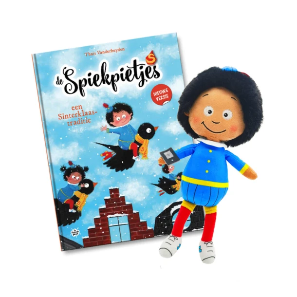 De spiekpietjes, pakket een Sinterklaastraditie + spiekpietje Dickie – Thaïs Vanderheyden – boek cover