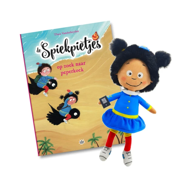 De spiekpietjes, pakket op zoek naar peperkoek + spiekgrietje Loulou – Thaïs Vanderheyden – boek cover
