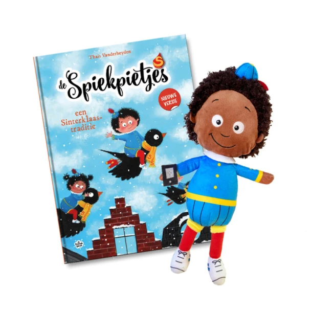 De spiekpietjes, pakket een Sinterklaastraditie + spiekpietje Milan – Thaïs Vanderheyden – boek cover