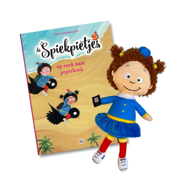 De spiekpietjes, pakket op zoek naar peperkoek + spiekgrietje Pepa – Thaïs Vanderheyden – boek cover