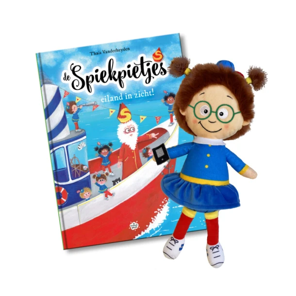 De Spiekpietjes, pakket Eiland in zicht! + Spiekgrietje Anna – Thaïs Vanderheyden – boek cover