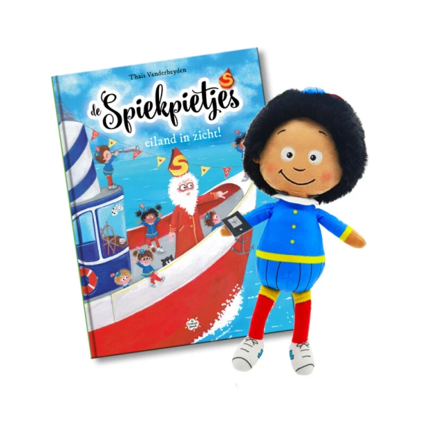 De Spiekpietjes, pakket Eiland in zicht! + Spiekpietje Dickie – Thaïs Vanderheyden – boek cover